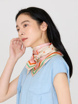 ＜シルクスカーフ88＞ベジ