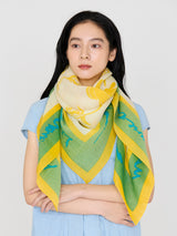 COTTON SILK STOLE 120 / FLORA