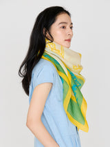 COTTON SILK STOLE 120 / FLORA