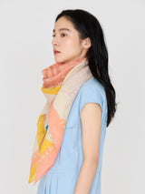 COTTON SILK STOLE 120 / FRAGMENT BANDANA