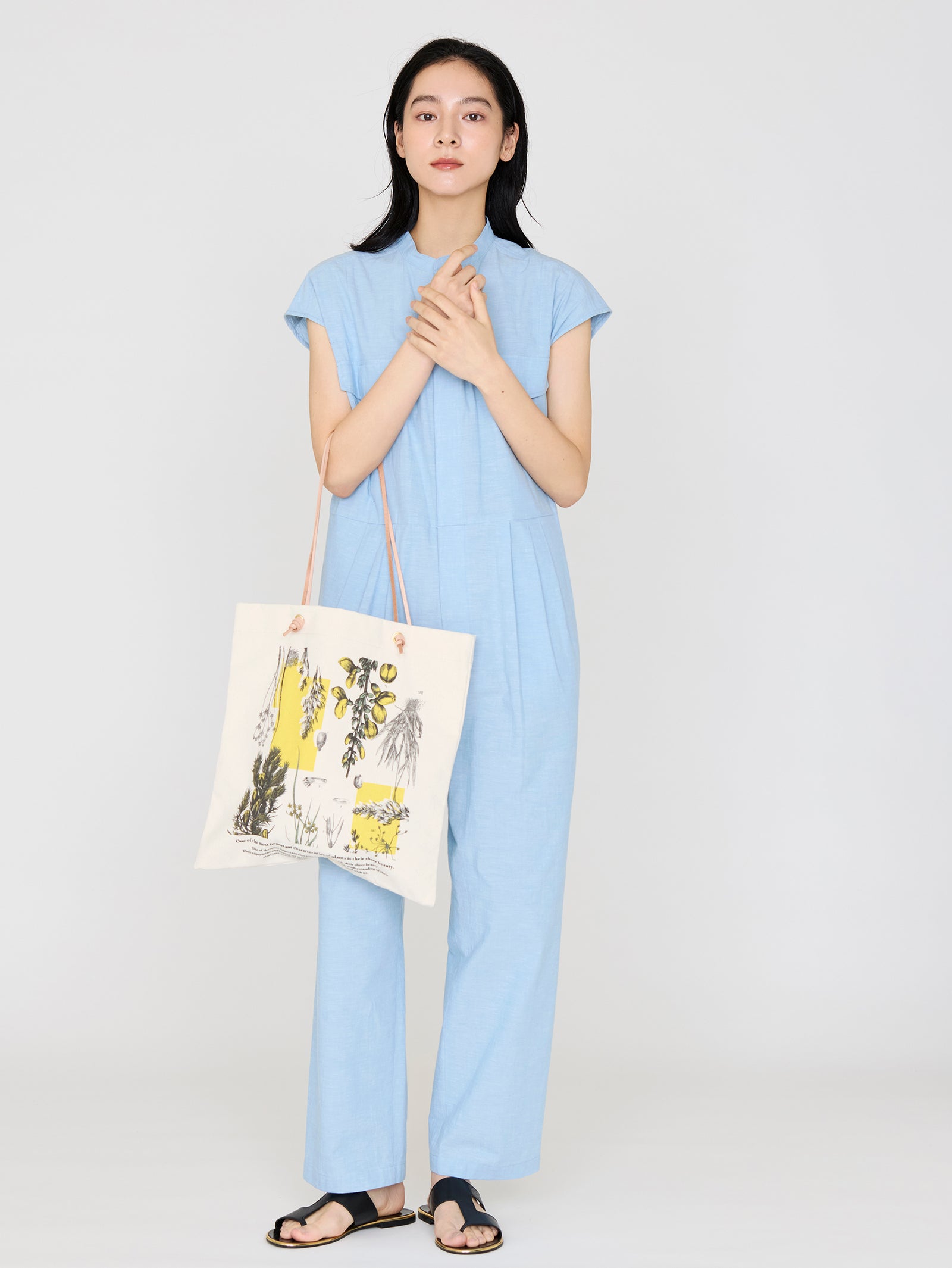 帆布プリントトートバッグ＞ボタニカル – manipuri