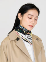 <Lace Triangle Scarf Mini> Shangri-La