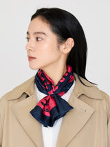 <Silk Scarf 65> Frame Bandana