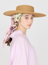 <Silk Scarf 88> Herbal Garden