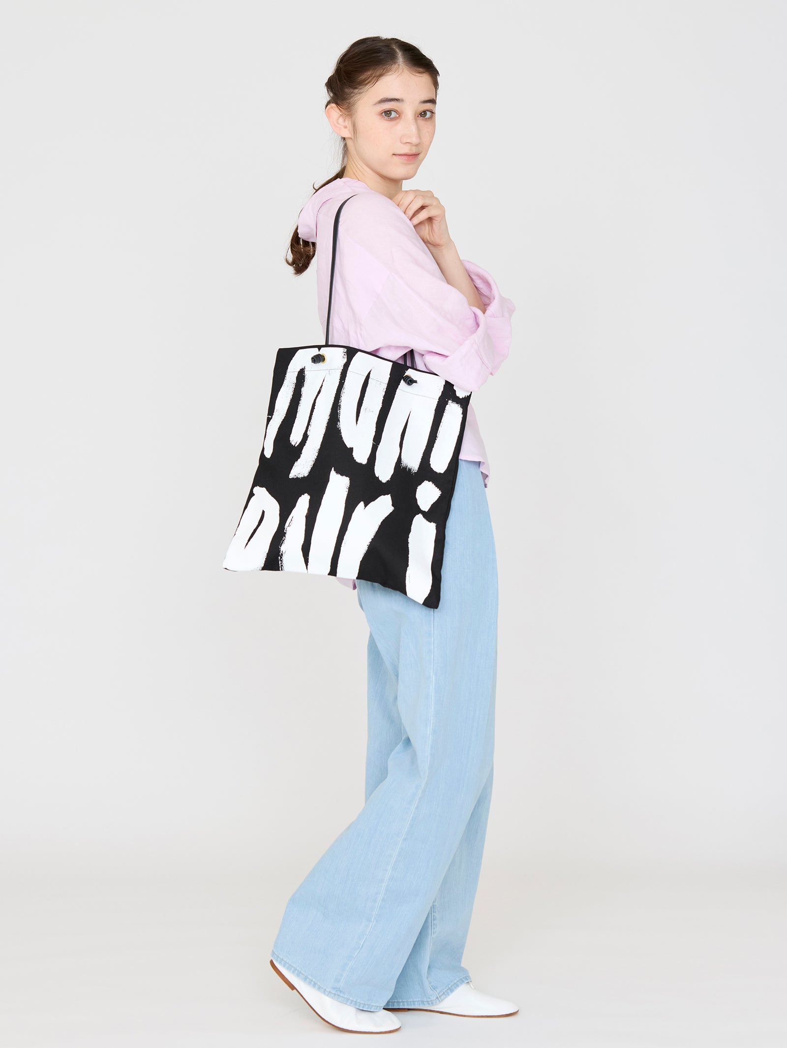 帆布プリントトートバッグ＞ロゴ – manipuri