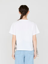 BUSTIER T-SHIRT / KALEIDO BANDANA