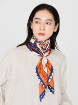 <Silk scarf 88> Flora