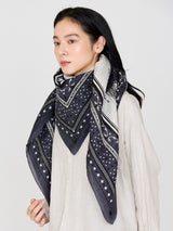 COTTON SILK STOLE 120 / BALLOON BANDANA