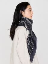 COTTON SILK STOLE 120 / BALLOON BANDANA
