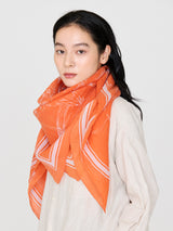 COTTON SILK STOLE 120 / GLASS DOME FLOWER