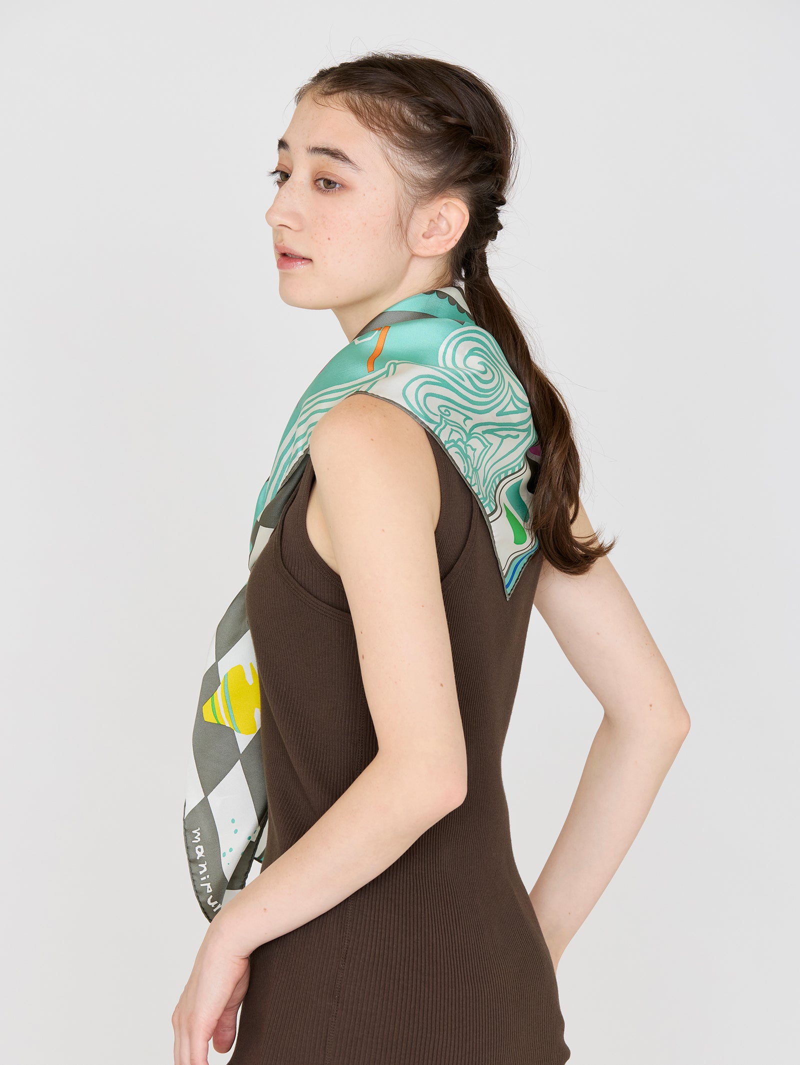 シルクスカーフ88＞シャングリラ – manipuri