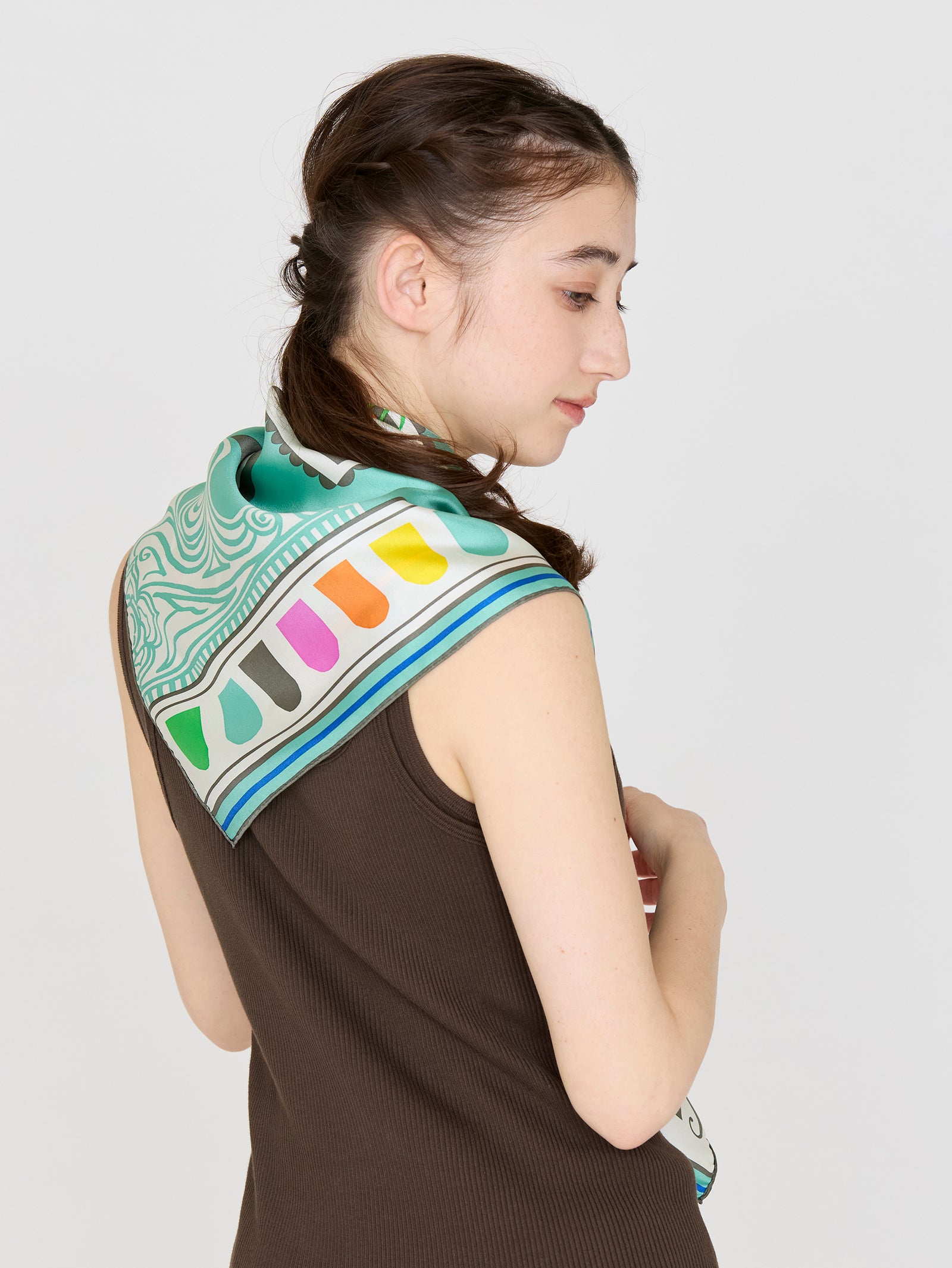 シルクスカーフ88＞シャングリラ – manipuri