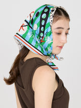 <Triangle scarf mini> Veggie