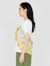 BUSTIER T-SHIRT / COLLAGE JUNGLE FRUIT