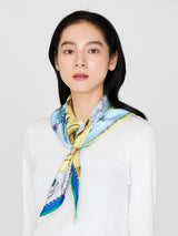 <Triangle Scarf Mini> Herbal Garden