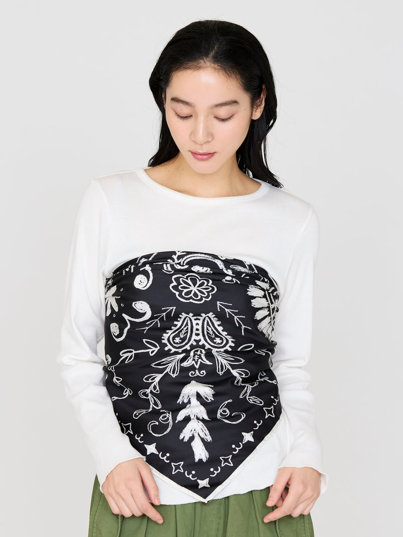 シルクスカーフ88＞ボヘミアンバンダナ – manipuri