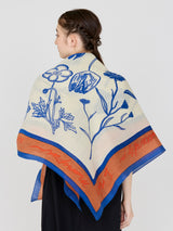 COTTON SILK STOLE 120 / FLORA