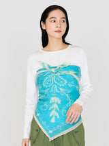COTTON SILK STOLE 120 / BOHEMIAN BANDANA