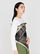 COTTON SILK STOLE 120 / BONNE MER