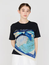 COTTON SILK STOLE 120 / FRAGMENT BANDANA