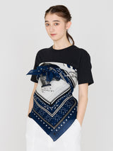 COTTON SILK STOLE 120 / BALLOON BANDANA
