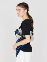 COTTON SILK STOLE 120 / BALLOON BANDANA