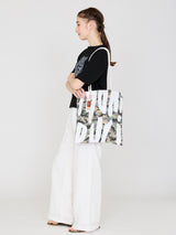 <Printed fabric tote bag> Logo