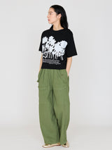 SHORT-SLEEVE T-SHIRT S / FLOWER