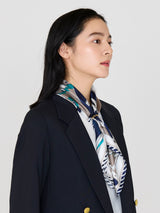 <Silk scarf 65> Pirouette