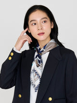 <Silk scarf 65> Pirouette