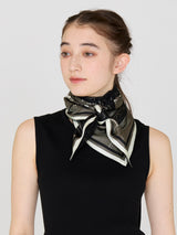 <Large Lace Triangle Scarf> Bon Mer
