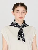 <Silk Scarf 65> Bohemian Bandana