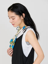 <Silk Scarf 65> Carriage