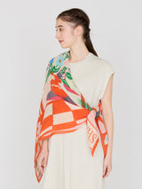 ＜コットンシルクストール120＞シャングリラ