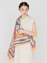 COTTON SILK STOLE 120 / CROSSWORD