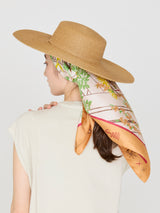 ＜シルクスカーフ88＞トロピカルガーデン