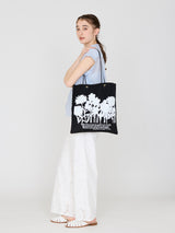 ＜帆布プリントトートバッグ＞フラワー