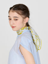 <Silk Scarf 65> Bohemian Bandana