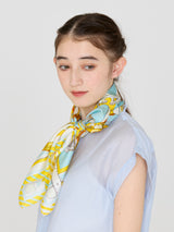 <Silk scarf 88> Pirouette