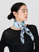 SILK SCARF 88 / FLOWER BALLOON