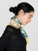 <Silk Scarf 88> Carriage
