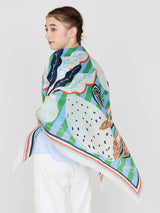 COTTON SILK STOLE 120 / VEG