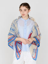 COTTON SILK STOLE 120 / BONNE MER