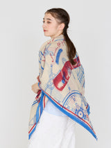 COTTON SILK STOLE 120 / BONNE MER