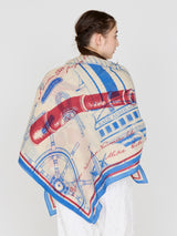 COTTON SILK STOLE 120 / BONNE MER