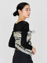 COTTON SILK STOLE 120 / BIT BALLOON