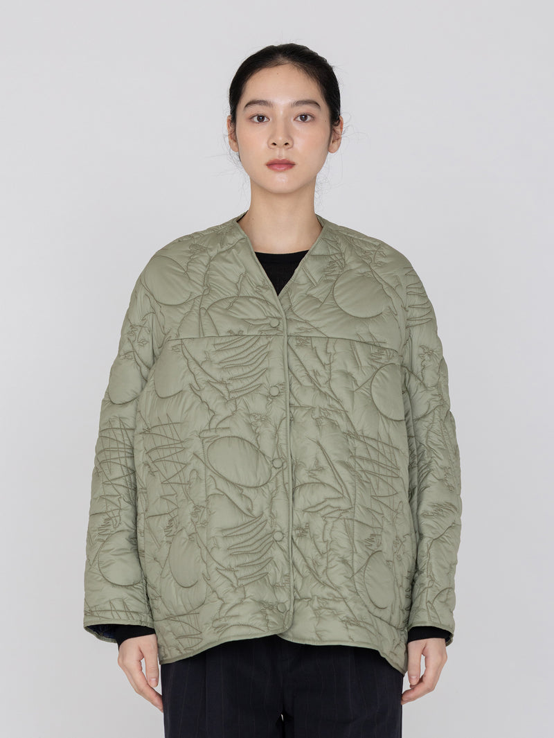 ＜キルティング変形ジャケット＞リバーシブル　マウンテン