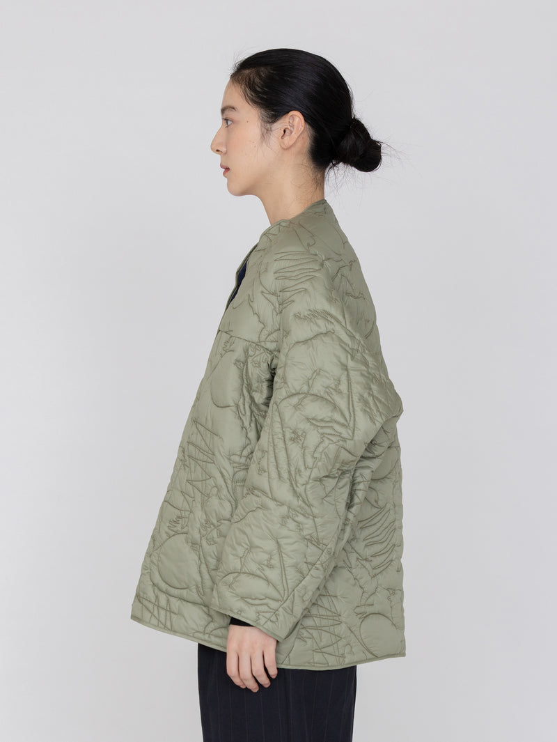＜キルティング変形ジャケット＞リバーシブル　マウンテン