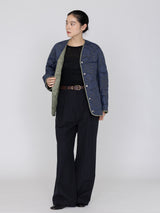 ＜キルティング変形ジャケット＞リバーシブル　マウンテン