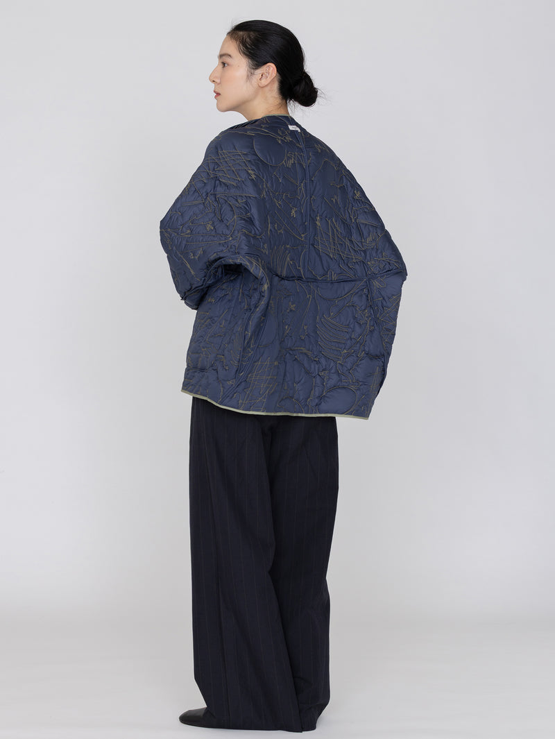 ＜キルティング変形ジャケット＞リバーシブル　マウンテン